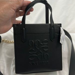 Brand New mini black Nine West crossbody bag